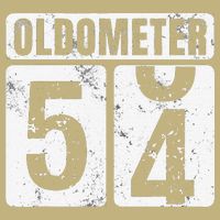 Oldometer 54 Vintage Funny 54th Birthday Gift Idea Cooling Performance Crew T-Shirt