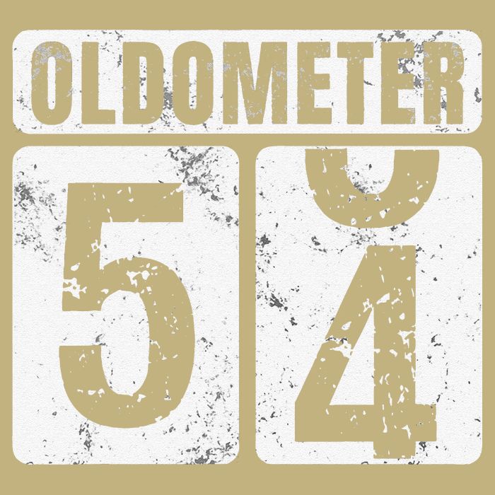Oldometer 54 Vintage Funny 54th Birthday Gift Idea Cooling Performance Crew T-Shirt