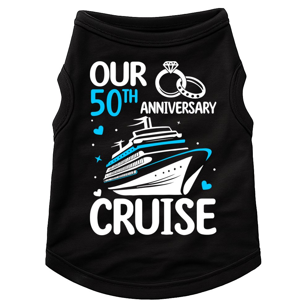 Our 50th Wedding Anniversary Cruise 50 Years Anniversary Doggie Tank