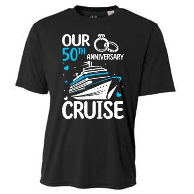 Our 50th Wedding Anniversary Cruise 50 Years Anniversary Cooling Performance Crew T-Shirt