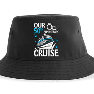 Our 50th Wedding Anniversary Cruise 50 Years Anniversary Sustainable Bucket Hat