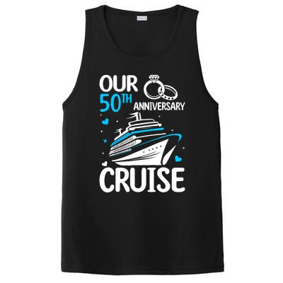 Our 50th Wedding Anniversary Cruise 50 Years Anniversary PosiCharge Competitor Tank