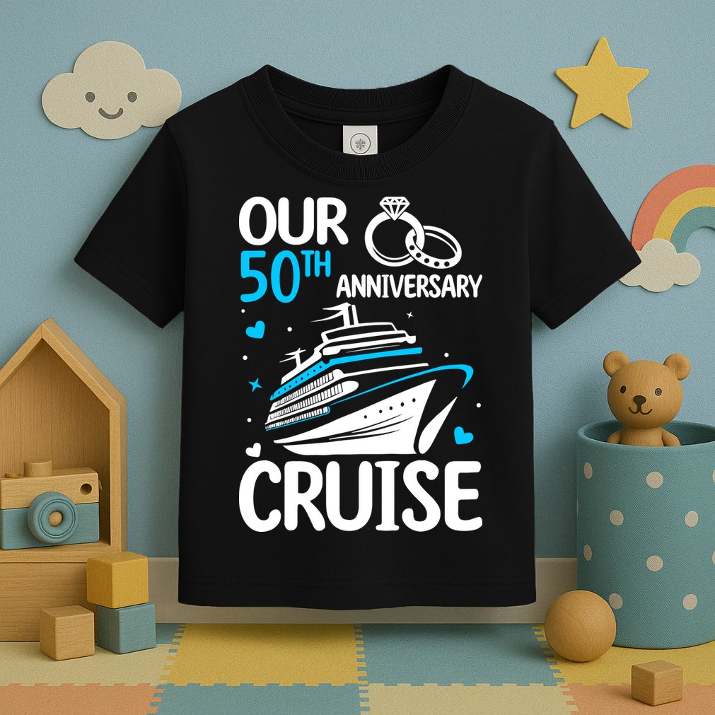 Our 50th Wedding Anniversary Cruise 50 Years Anniversary Toddler T-Shirt