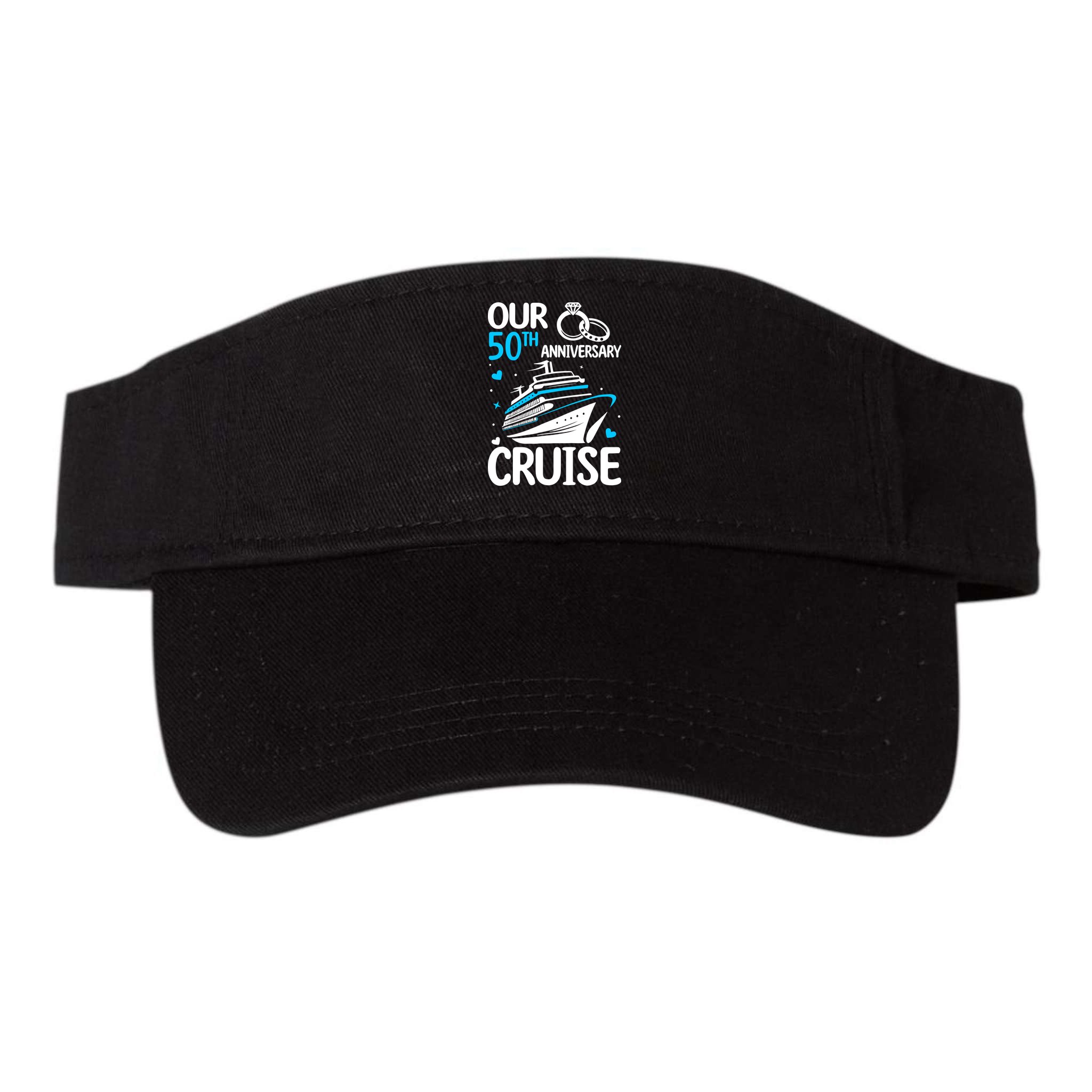 Our 50th Wedding Anniversary Cruise 50 Years Anniversary Visor