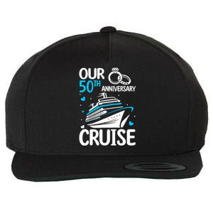 Our 50th Wedding Anniversary Cruise 50 Years Anniversary Wool Snapback Cap