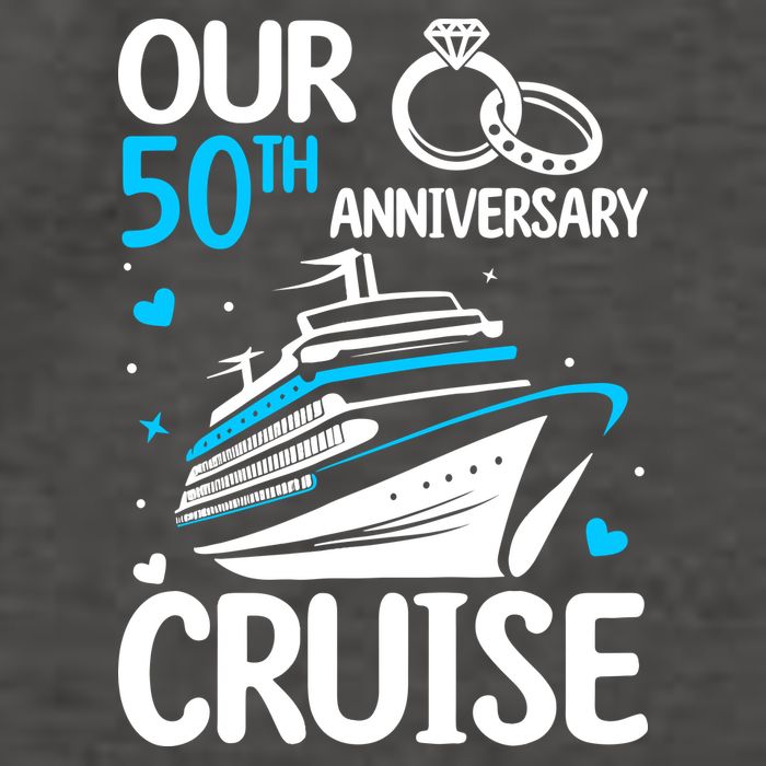 Our 50th Wedding Anniversary Cruise 50 Years Anniversary Vector Backpack