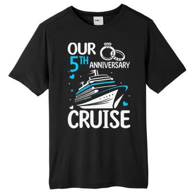 Our 5th Wedding Anniversary Cruise 5 Years Anniversary Tall Fusion ChromaSoft Performance T-Shirt