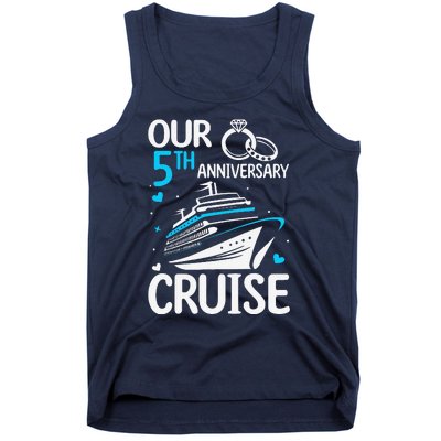 Our 5th Wedding Anniversary Cruise 5 Years Anniversary Tank Top