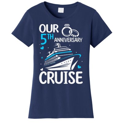 Our 5th Wedding Anniversary Cruise 5 Years Anniversary Women's T-Shirt