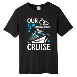 Our 5th Wedding Anniversary Cruise 5 Years Anniversary Tall Fusion ChromaSoft Performance T-Shirt