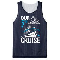 Our 5th Wedding Anniversary Cruise 5 Years Anniversary Mesh Reversible Basketball Jersey Tank