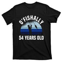 Ofishally 54 Years Old Fisherman 54th Birthday Fishing T-Shirt