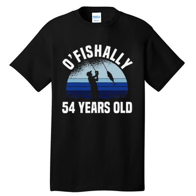 Ofishally 54 Years Old Fisherman 54th Birthday Fishing Tall T-Shirt