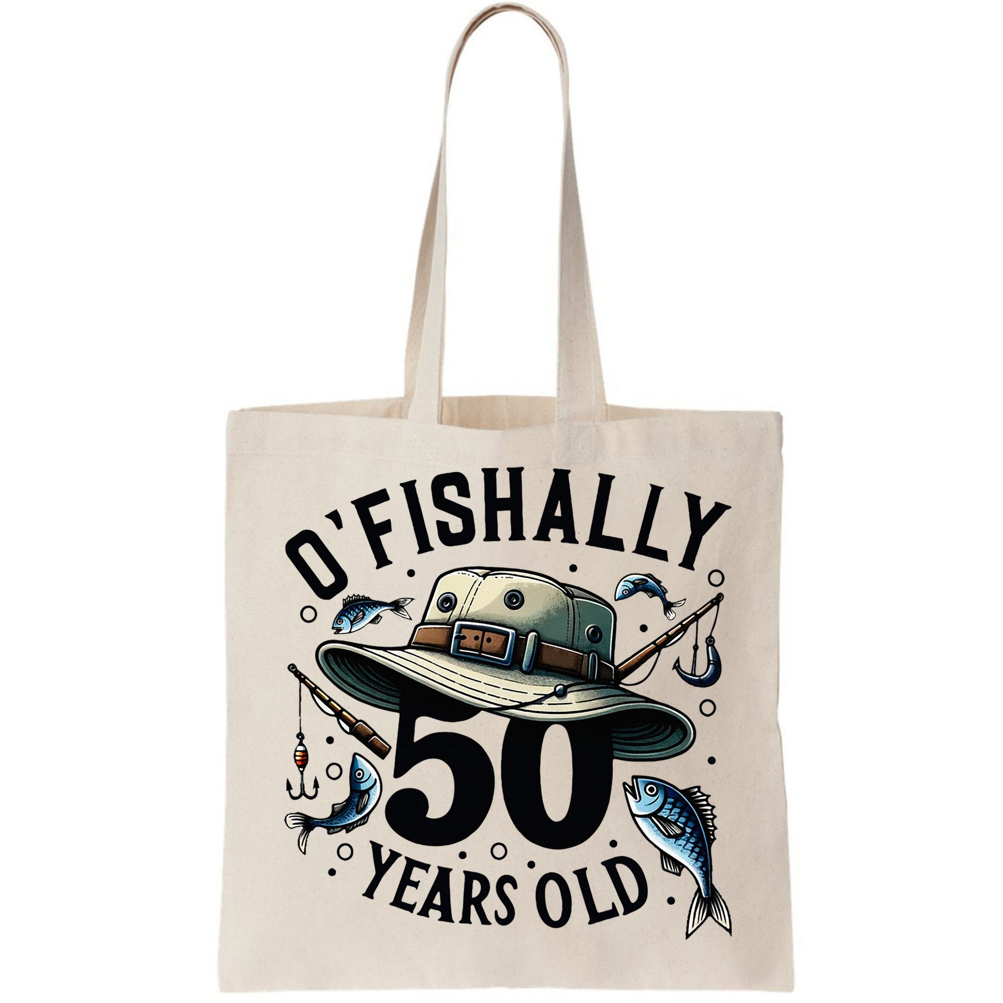 Ofishally 50 Years Old 50th Birthday Fisherman Fishing Lover Bag