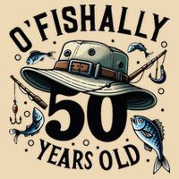 Ofishally 50 Years Old 50th Birthday Fisherman Fishing Lover Zip Tote Bag