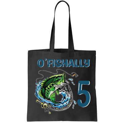 OFishally 5 Years Old Fisherman 5th Birthday Fishing Bag