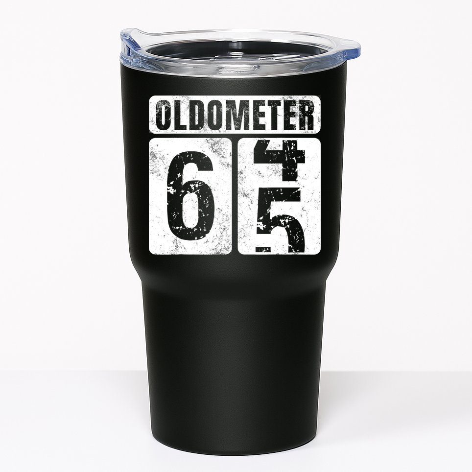 Oldometer 65 Vintage Funny 65th Birthday Gift Idea Tumbler