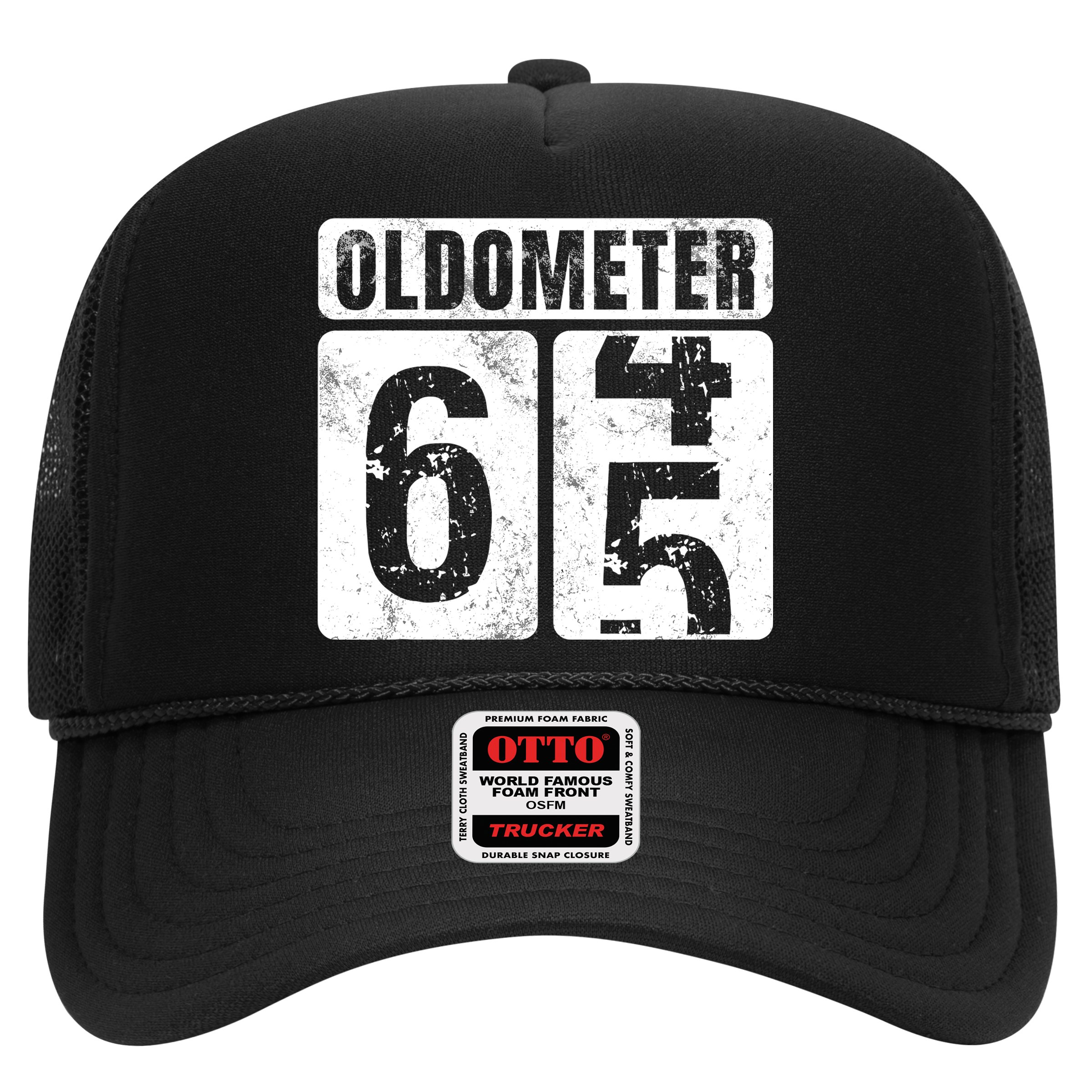 Oldometer 65 Vintage Funny 65th Birthday Gift Idea Hat