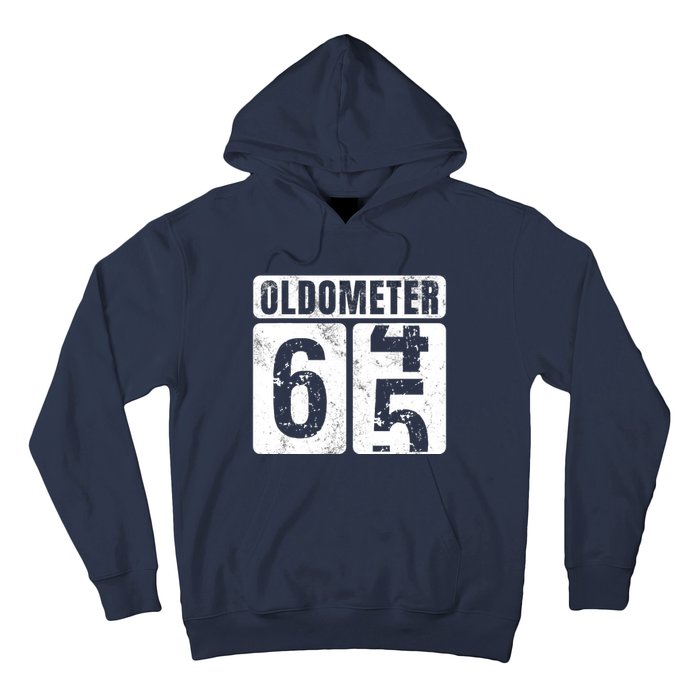 Oldometer 65 Vintage Funny 65th Birthday Gift Idea Hoodie