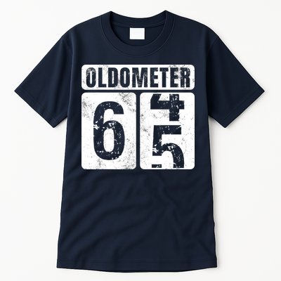 Oldometer 65 Vintage Funny 65th Birthday Gift Idea Tall T-Shirt