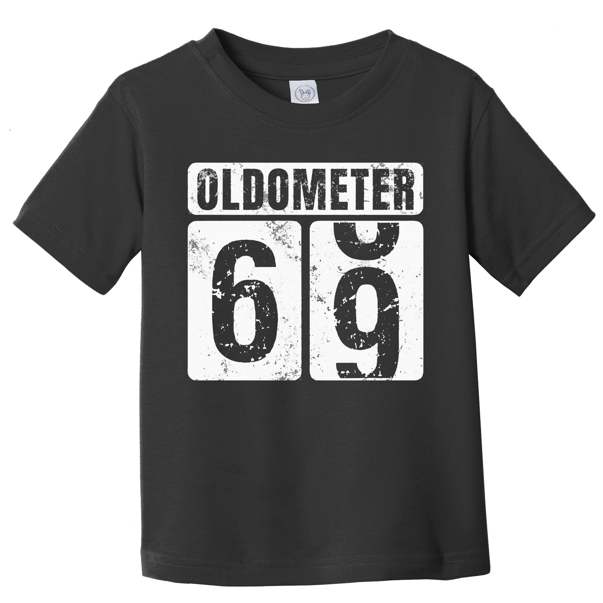 Oldometer 69 Vintage Funny 69th Birthday Gift Idea Toddler T-Shirt