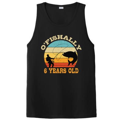 OFishally 6 Years Old Fishing Birthday Theme Party 6th PosiCharge Competitor Tank