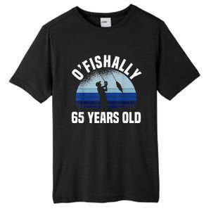 Ofishally 65 Years Old Fisherman 65th Birthday Fishing Tall Fusion ChromaSoft Performance T-Shirt