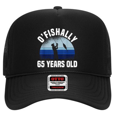 Ofishally 65 Years Old Fisherman 65th Birthday Fishing Trucker Hat