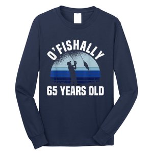 Ofishally 65 Years Old Fisherman 65th Birthday Fishing Long Sleeve Shirt