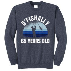 Ofishally 65 Years Old Fisherman 65th Birthday Fishing Sweatshirt