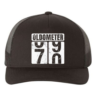 Oldometer 70 Vintage Funny 70th Birthday Gift Idea Yupoong Adult 5-Panel Trucker Hat