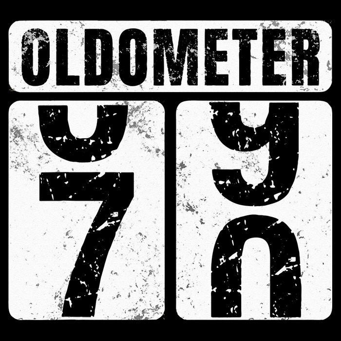 Oldometer 70 Vintage Funny 70th Birthday Gift Idea Cooling Performance Crew T-Shirt