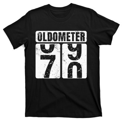 Oldometer 70 Vintage Funny 70th Birthday Gift Idea T-Shirt