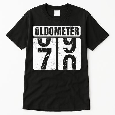 Oldometer 70 Vintage Funny 70th Birthday Gift Idea Tall T-Shirt