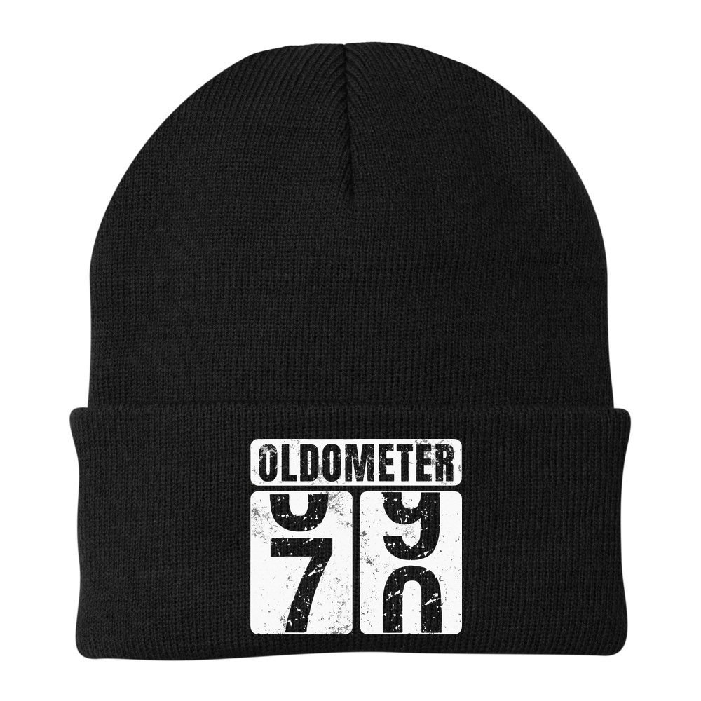 Oldometer 70 Vintage Funny 70th Birthday Gift Idea Beanie