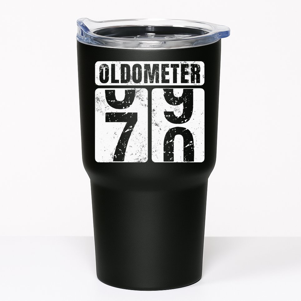 Oldometer 70 Vintage Funny 70th Birthday Gift Idea Tumbler