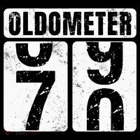 Oldometer 70 Vintage Funny 70th Birthday Gift Idea Kids T-Shirt