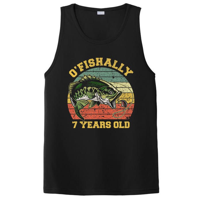 OFishally 7 Years Old Fishing Birthday Theme Party 7th PosiCharge Competitor Tank