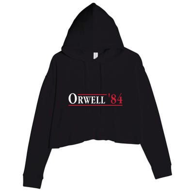 Orwell 84 Crop Fleece Hoodie