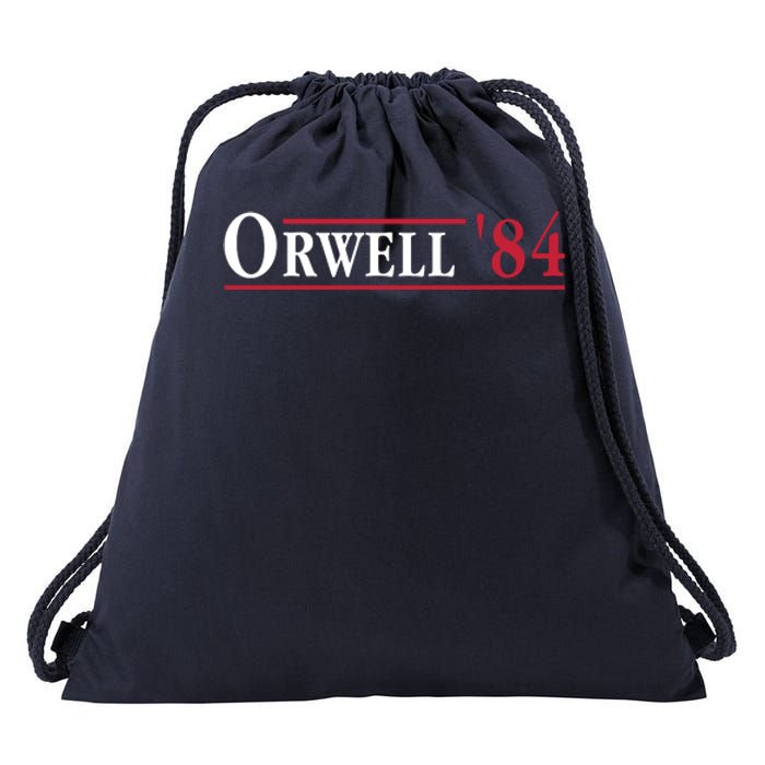 Orwell 84 Drawstring Bag