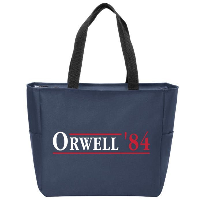 Orwell 84 Zip Tote Bag