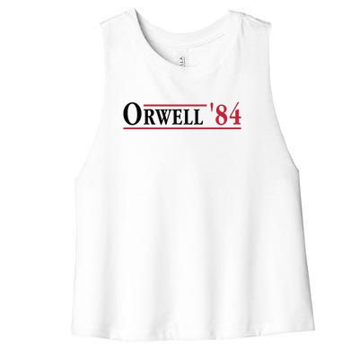 Orwell 84 Women's Racerback Cropped Tank