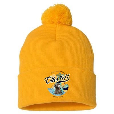 Otter 841 Surfing Otter 841 California Surf Board Otter 841 Pom Pom 12in Knit Beanie