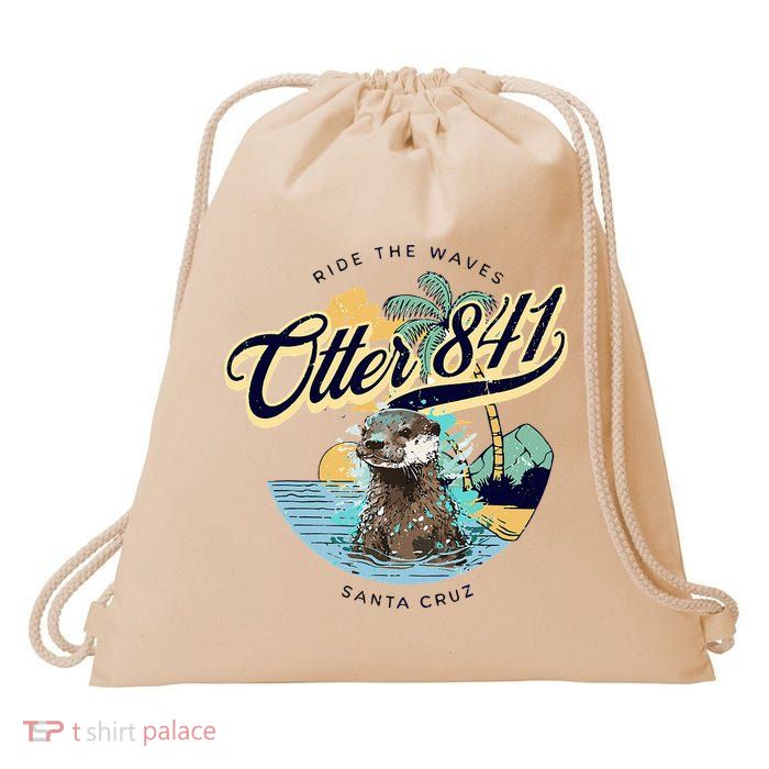 Otter 841 Surfing Otter 841 California Surf Board Otter 841 Drawstring Bag
