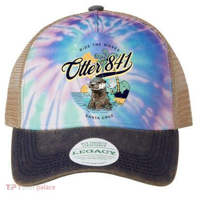 Otter 841 Surfing Otter 841 California Surf Board Otter 841 Legacy Tie Dye Trucker Hat