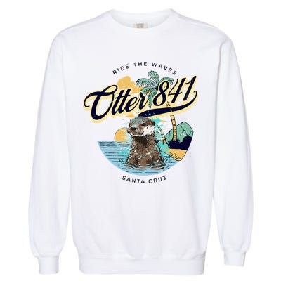 Otter 841 Surfing Otter 841 California Surf Board Otter 841 Garment-Dyed Sweatshirt