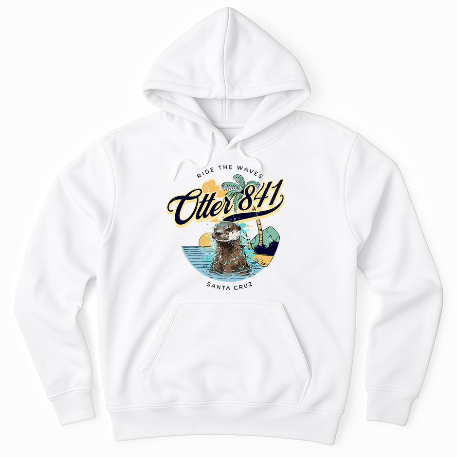 Otter 841 Surfing Otter 841 California Surf Board Otter 841 Hoodie