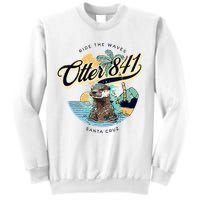 Otter 841 Surfing Otter 841 California Surf Board Otter 841 Sweatshirt