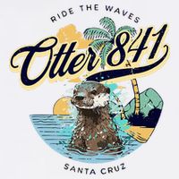 Otter 841 Surfing Otter 841 California Surf Board Otter 841 Sweatshirt