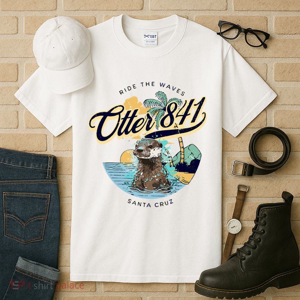 Otter 841 Surfing Otter 841 California Surf Board Otter 841 Tall T-Shirt